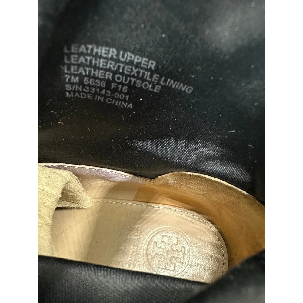 Tory Burch Sidney bootie black leather‎ size 7M womens boots